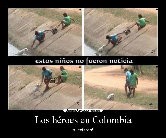 Los héroes en Colombia -