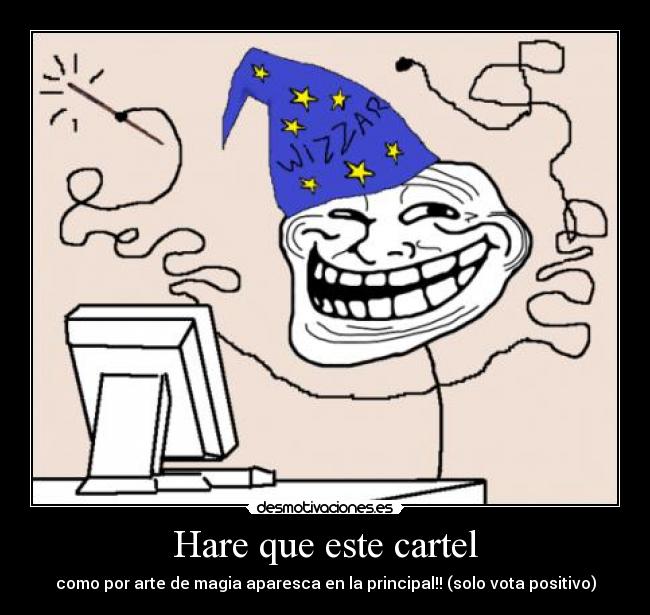 Hare que este cartel -