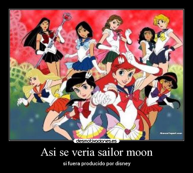 Asi se veria sailor moon -