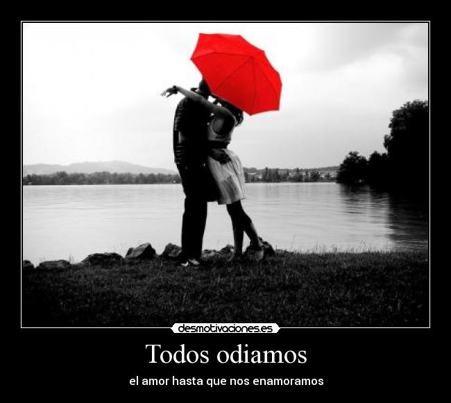 Todos odiamos - el amor hasta que nos enamoramos