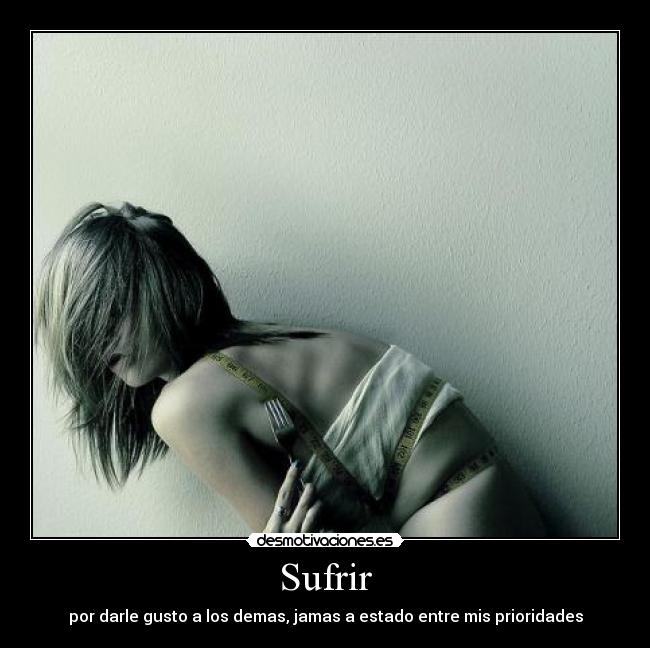 Sufrir -