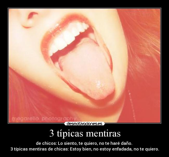 3 típicas mentiras -