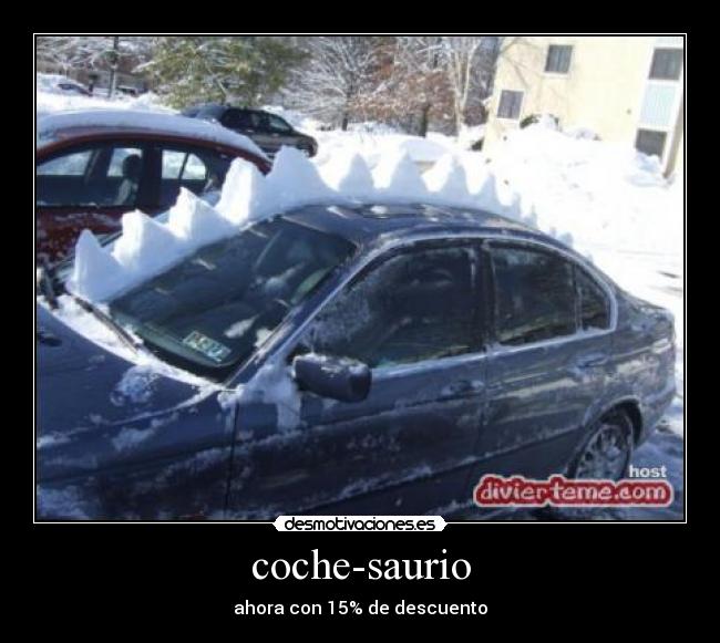 coche-saurio - ahora con 15% de descuento