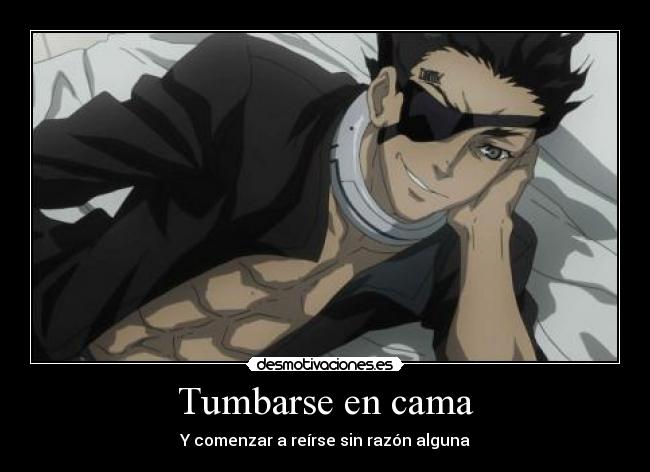 Tumbarse en cama -
