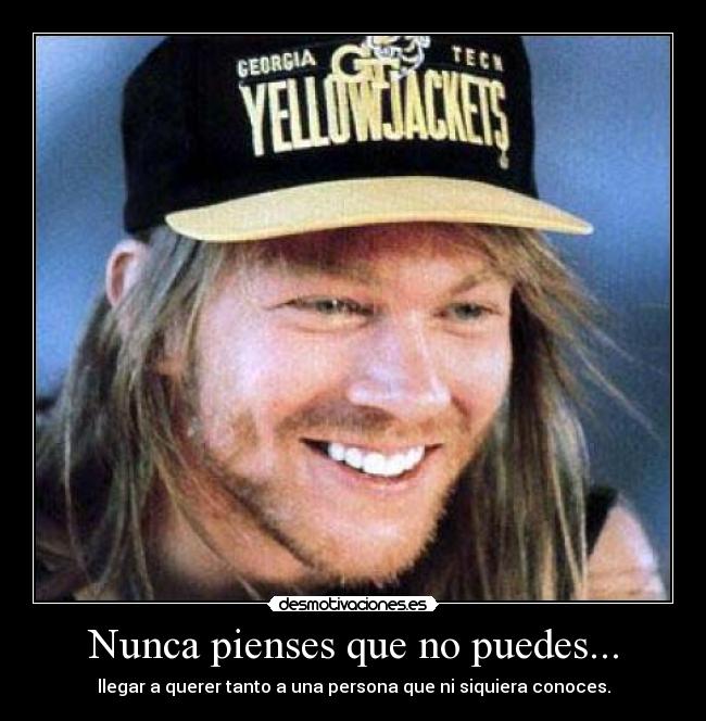 Nunca pienses que no puedes... -