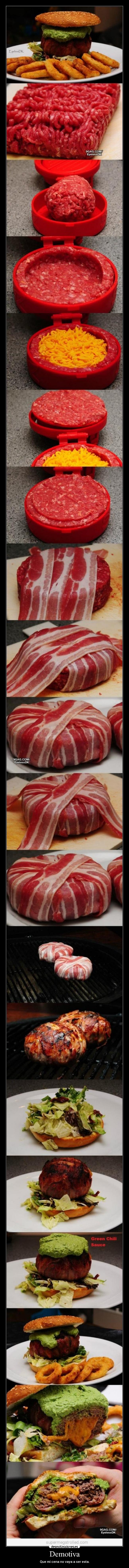 Demotiva - Que mi cena no vaya a ser esta.