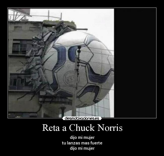 Reta a Chuck Norris -
