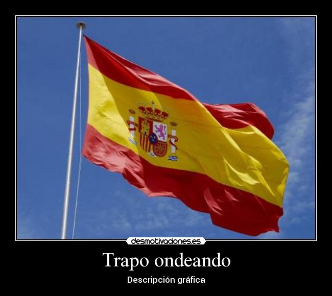 Trapo ondeando - Descripción gráfica