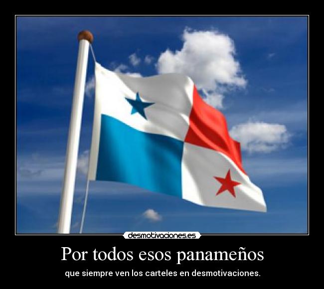Por todos esos panameños -