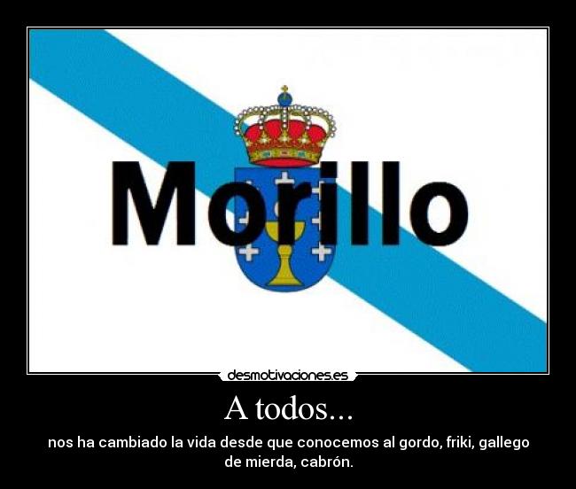 carteles morillo gordo gallego friki desmotivaciones