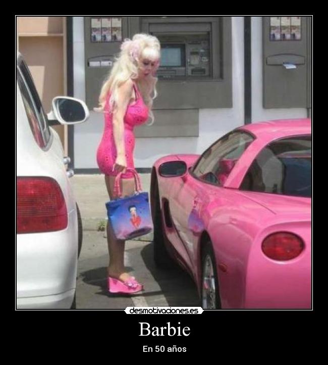 carteles barbie desmotivaciones