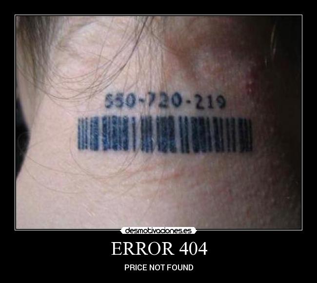 ERROR 404 - 