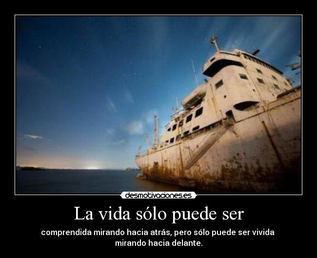 La vida sólo puede ser -