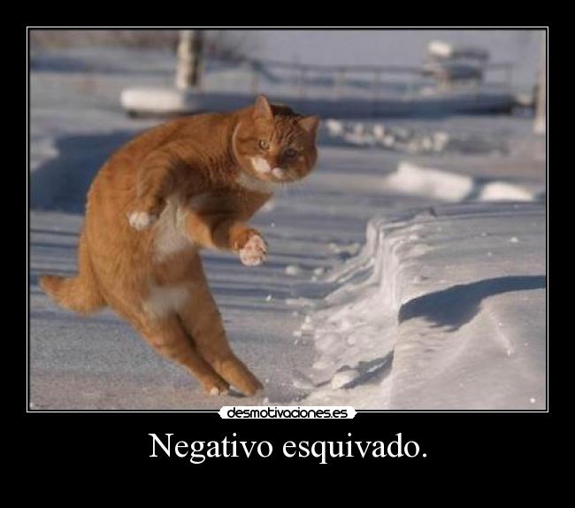 Negativo esquivado. - 