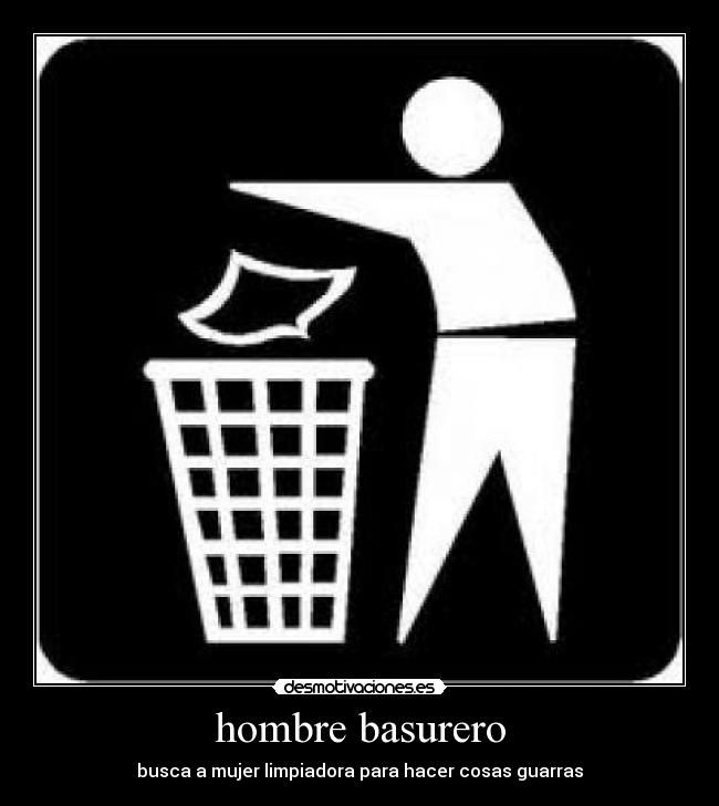 hombre basurero - 