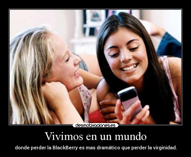 Vivimos en un mundo -