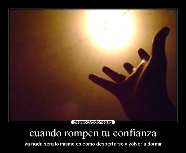 carteles confianza gusta desmotivaciones