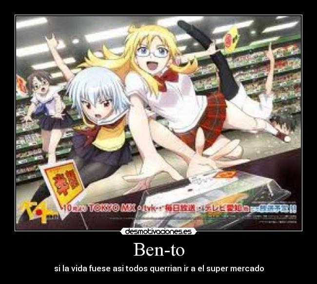 carteles anime bento ben yuri creanme esto muy yuri desmotivaciones