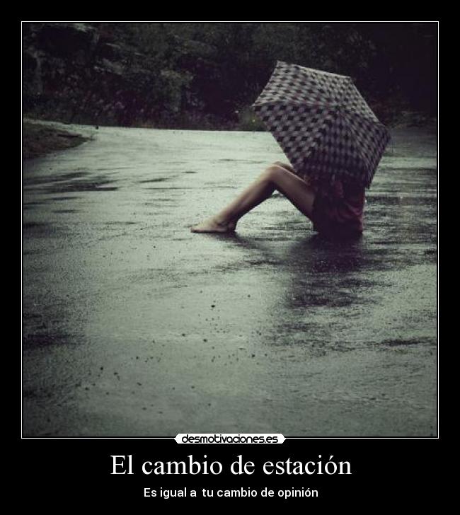 El cambio de estación -