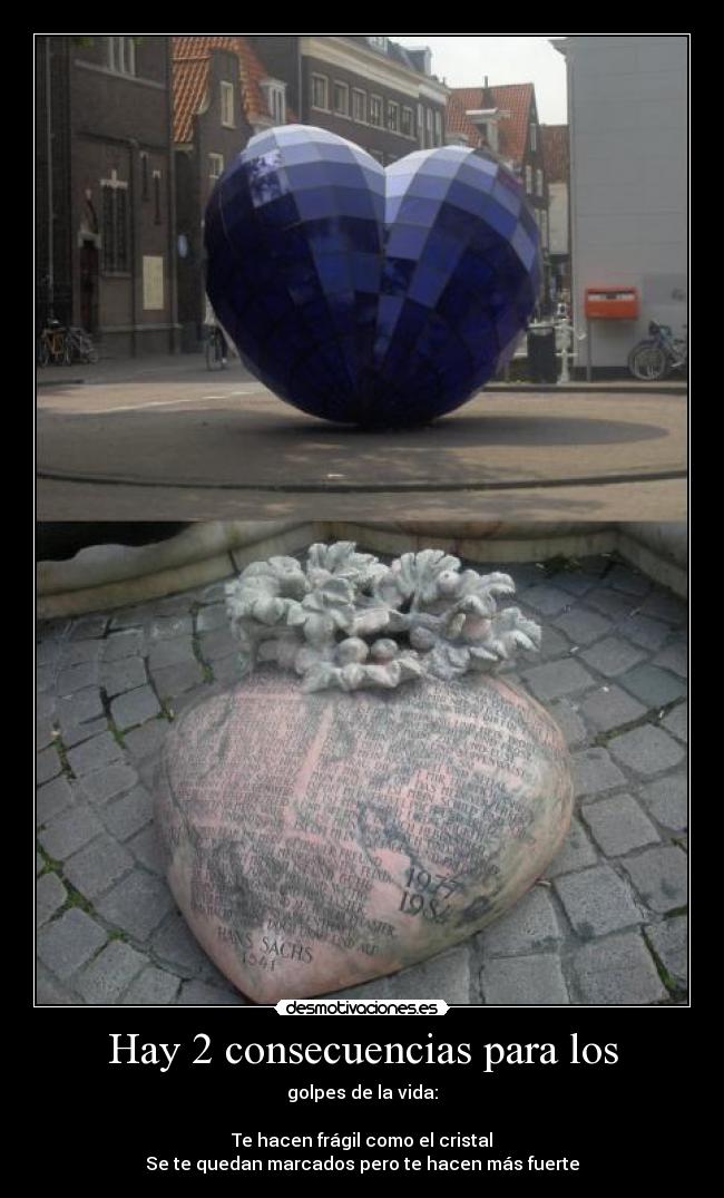 Hay 2 consecuencias para los -