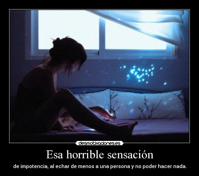 Esa horrible sensación - 