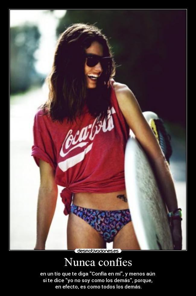 Nunca confíes -