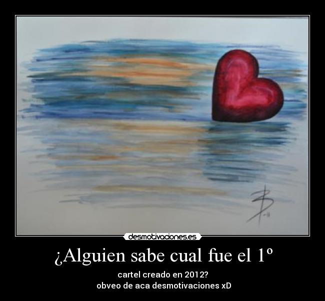 ¿Alguien sabe cual fue el 1º - 