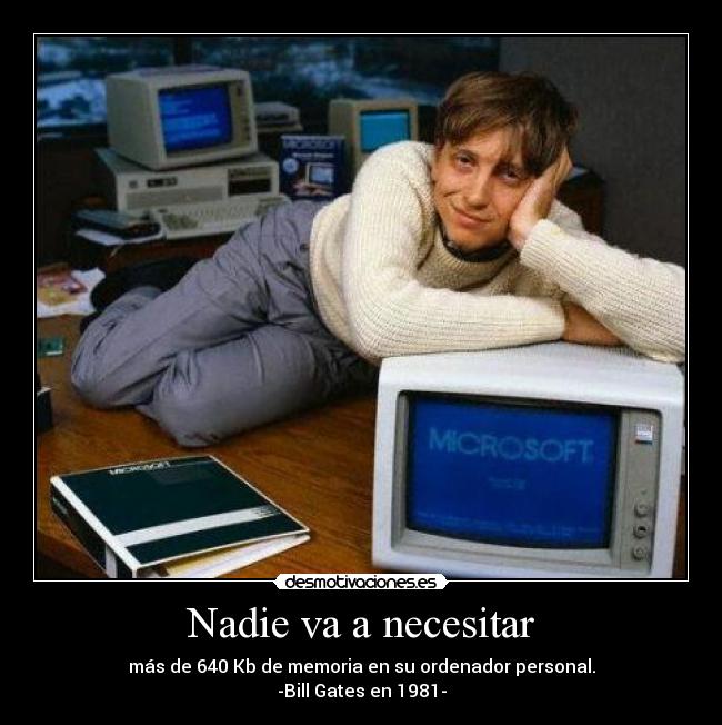 carteles bill gates contradijo sus tiempos xdd desmotivaciones