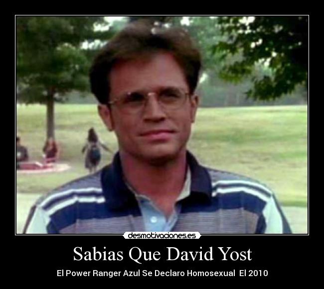 Sabias Que David Yost - 