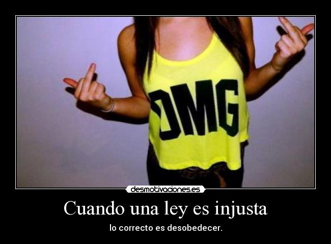 Cuando una ley es injusta - 