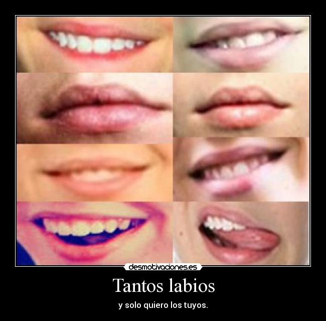 Tantos labios - 