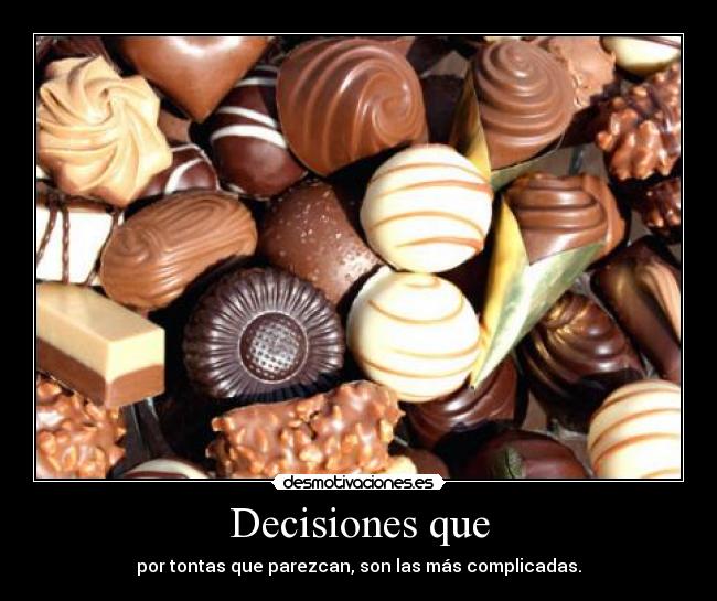 Decisiones que - 
