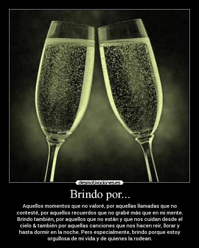 Brindo por... - 