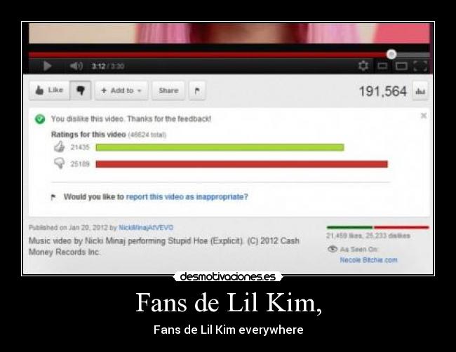 Fans de Lil Kim, - Fans de Lil Kim everywhere