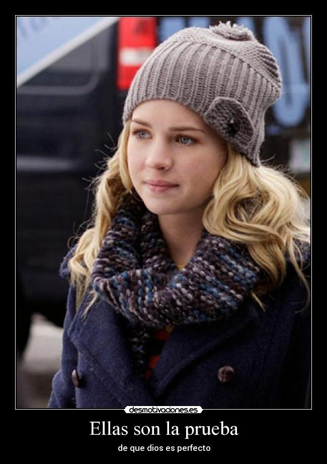 Ellas son la prueba - de que dios es perfecto