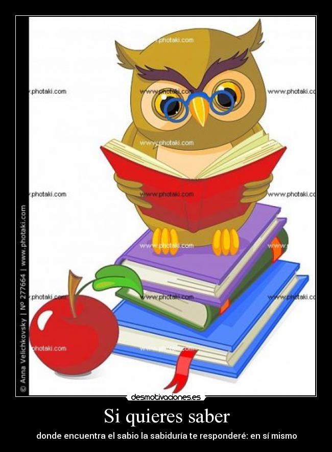 Si quieres saber - 
