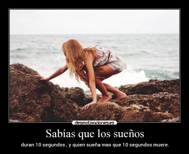 Sabías que los sueños -