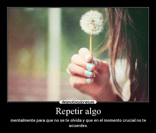 Repetir algo - 