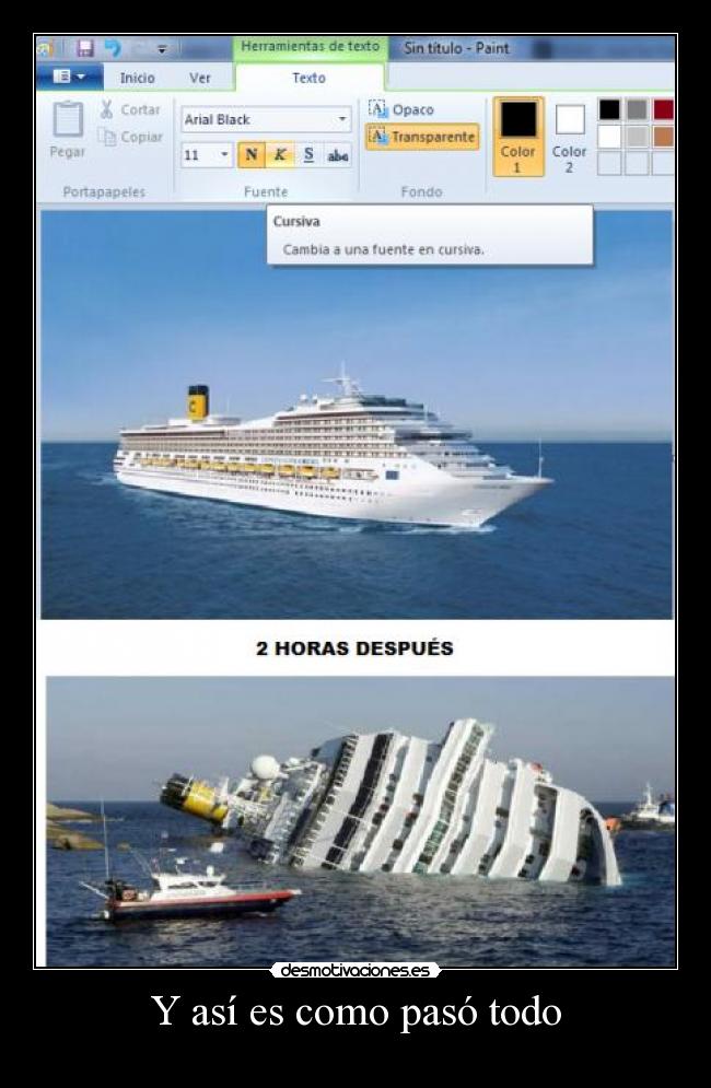 Y así es como pasó todo -