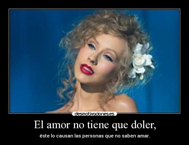 El amor no tiene que doler, - 