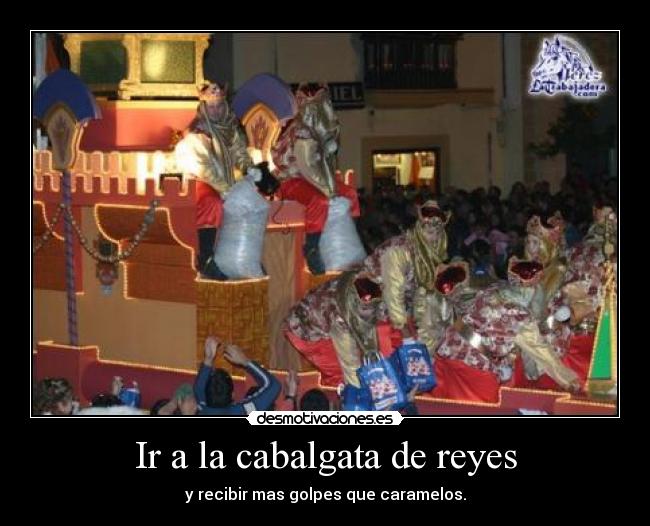 Ir a la cabalgata de reyes -