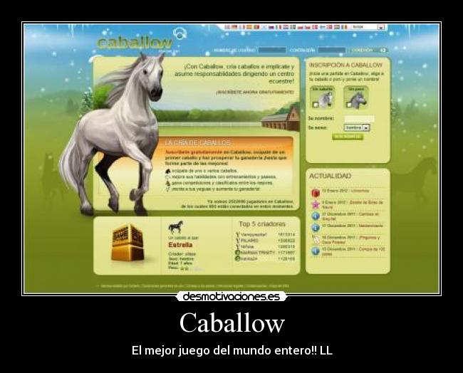 Caballow - El mejor juego del mundo entero!! LL