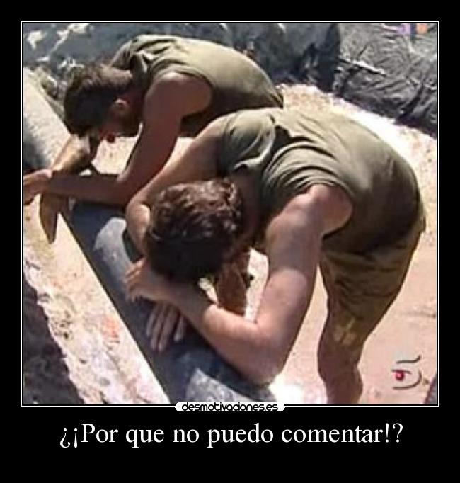 ¿¡Por que no puedo comentar!? -