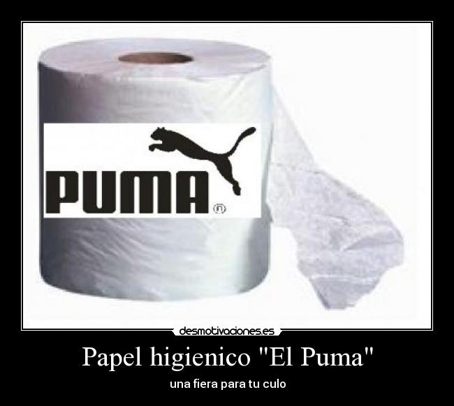 Papel higienico El Puma -