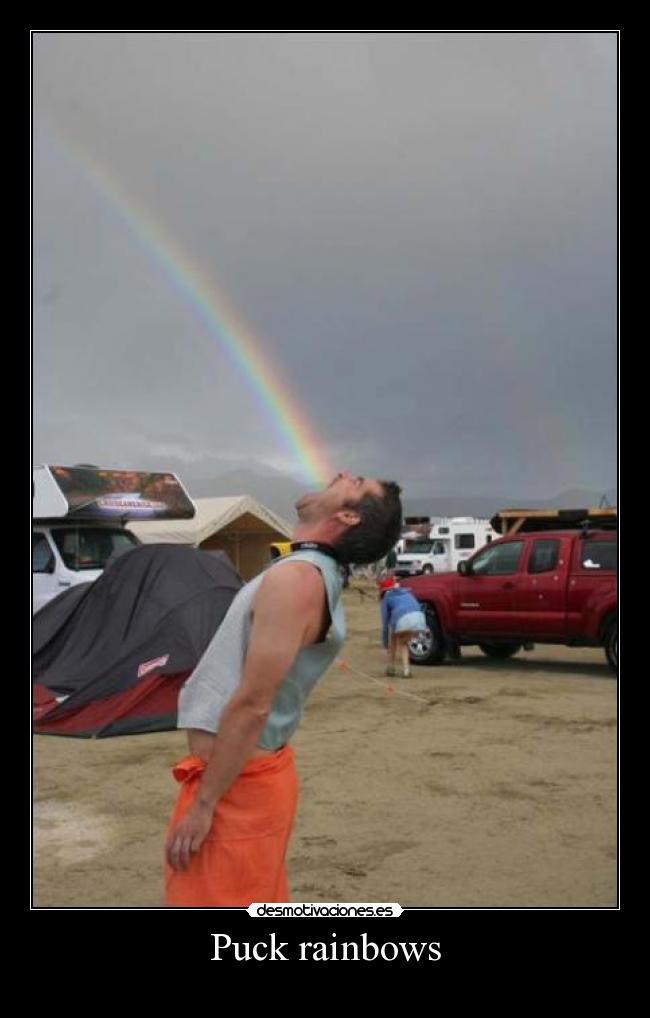 Puck rainbows -
