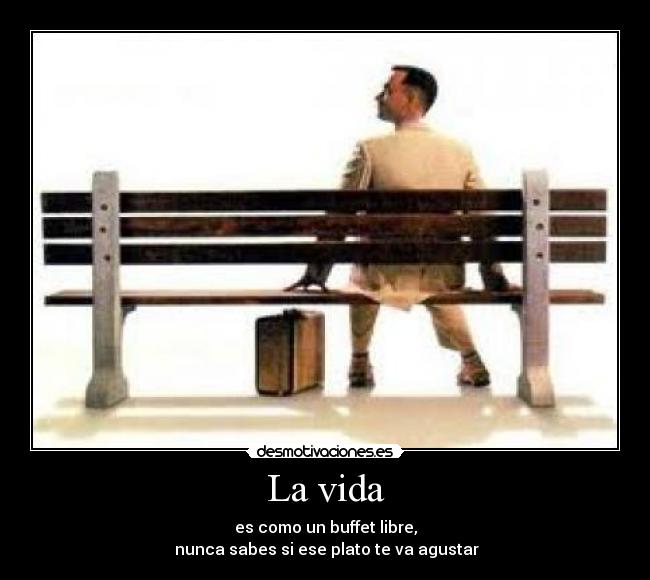 carteles vida buffet desmotivaciones