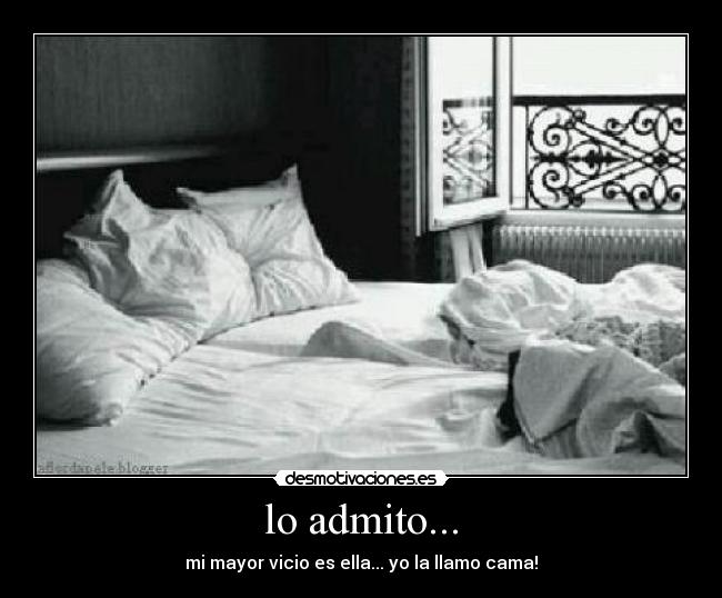 lo admito... -