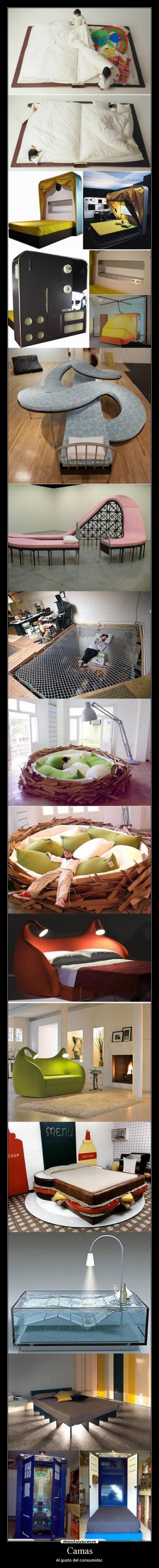 Camas - Al gusto del consumidor.