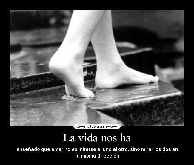 La vida nos ha - 
