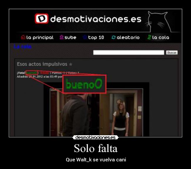 Solo falta -